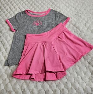 Limited Too matching outfit, Gray And Pink, Size Medium 10